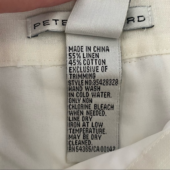 Peter Nygard Cream with Red and Orange Embroidery, Pleated Skirt 16 - Picture 10 of 11